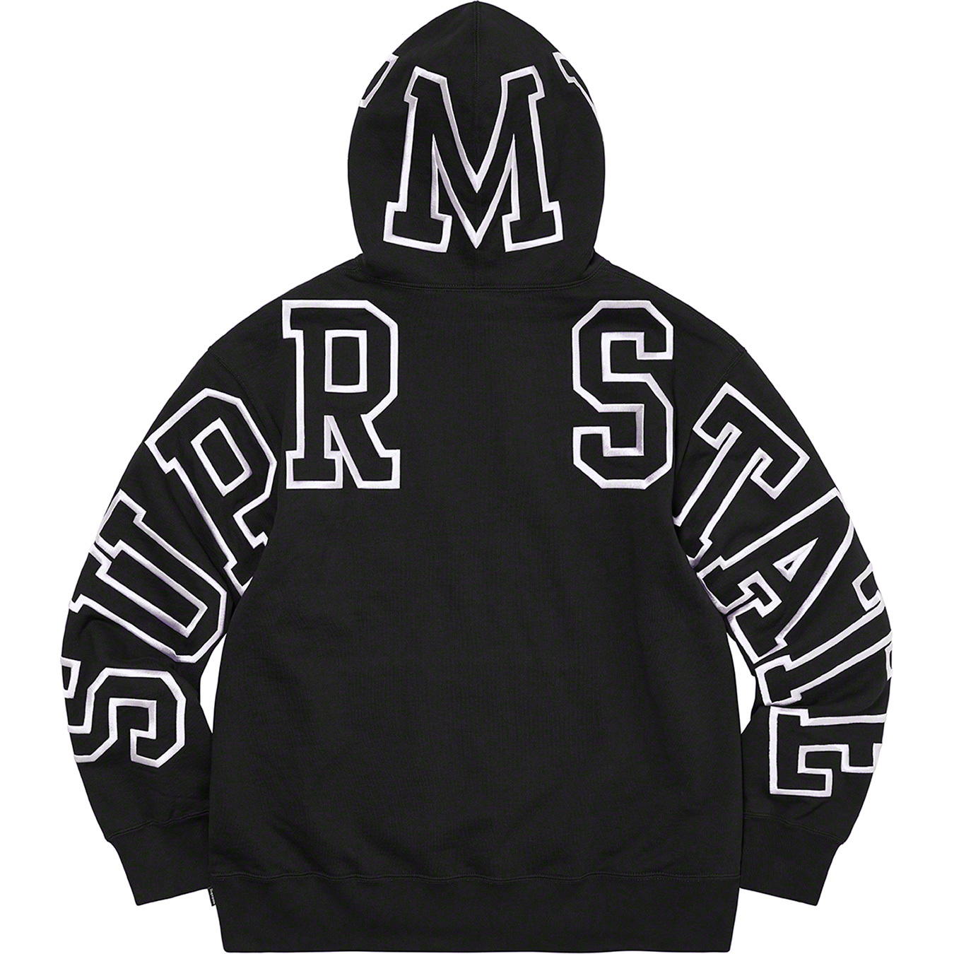 Supreme State Hooded Sweatshirt Ash Grey
