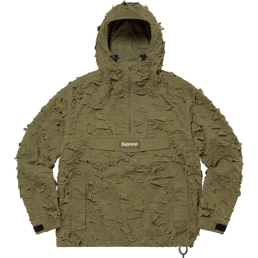 Details on Supreme Griffin Anorak Light Olive from fall winter
                                                    2022 (Price is $398)