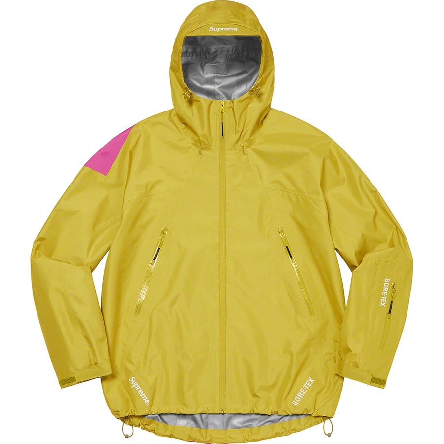 Details on Gonz GORE-TEX Shell Jacket Yellow from fall winter 2022 (Price is $498)