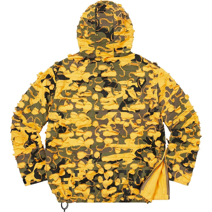 Details on Supreme Griffin Anorak Yellow Camo from fall winter
                                                    2022 (Price is $398)