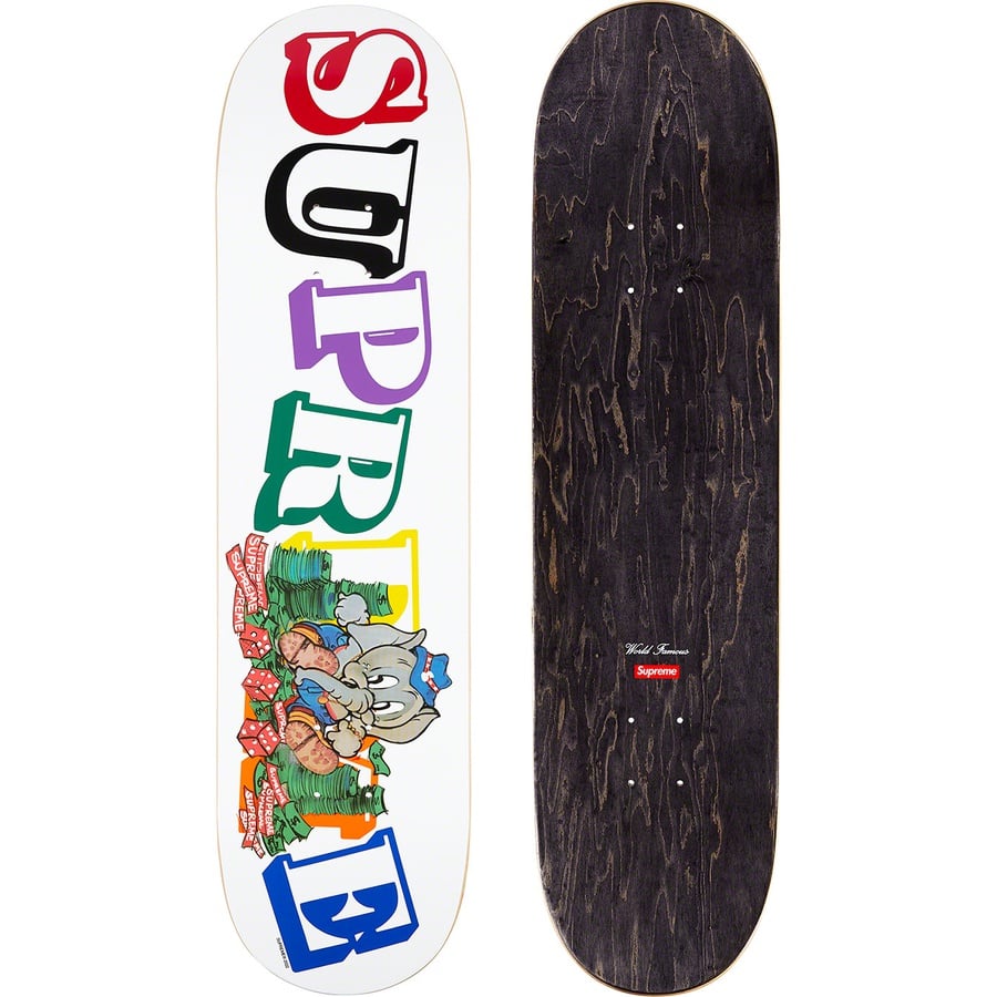 Details on Elephant Skateboard White - 8" x 31.875"  from fall winter
                                                    2022 (Price is $58)