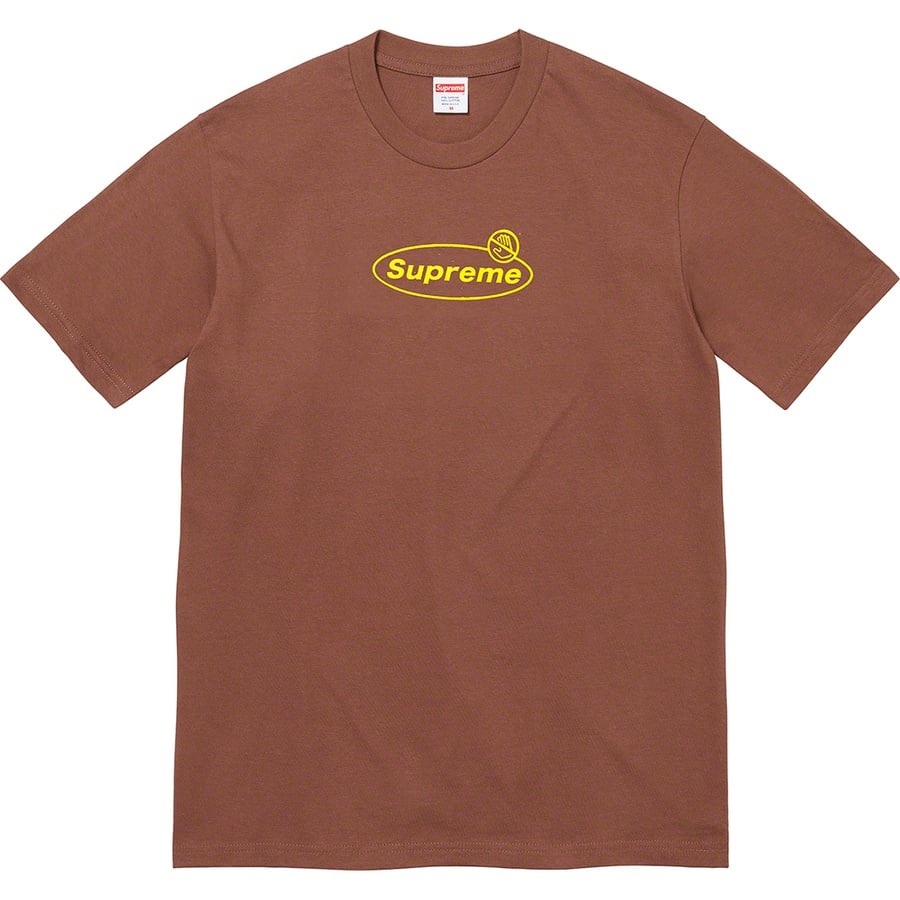 Details on Warning Tee Brown from fall winter
                                                    2022 (Price is $40)