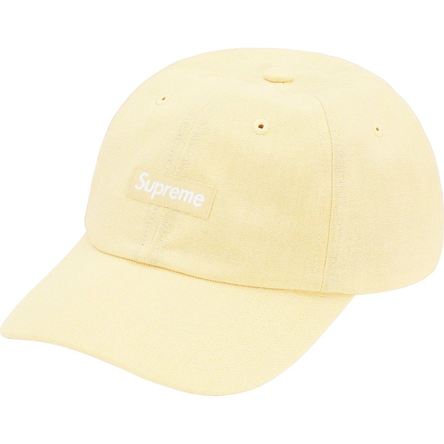 Details on Brushed Cordura Small Box 6-Panel Pale Yellow from fall winter
                                                    2022 (Price is $48)