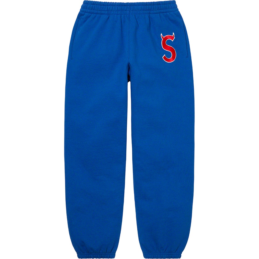 Details on S Logo Sweatpant Royal from fall winter
                                                    2022 (Price is $158)