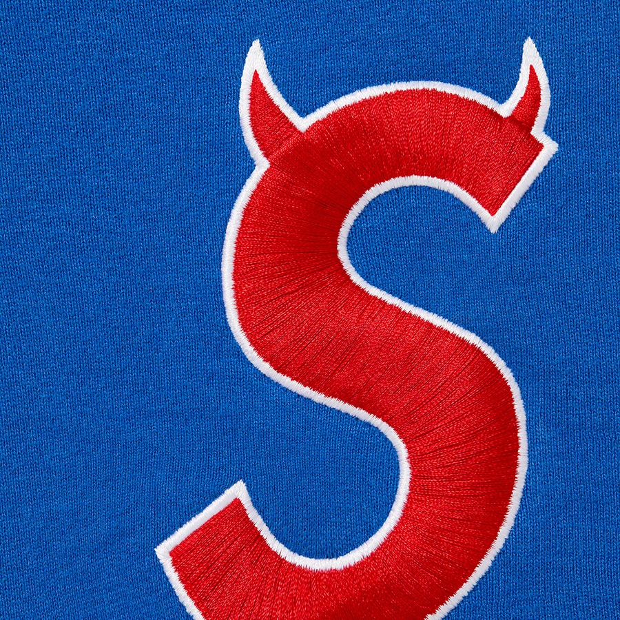 Details on S Logo Hooded Sweatshirt Royal from fall winter
                                                    2022 (Price is $158)