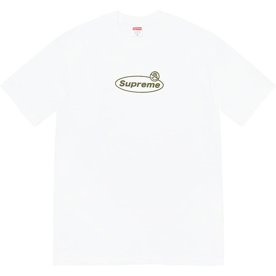 Details on Warning Tee White from fall winter
                                                    2022 (Price is $40)