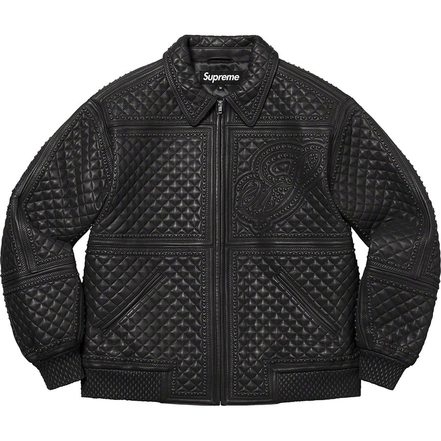 Studded Quilted Leather Jacket - fall winter 2022 - Supreme