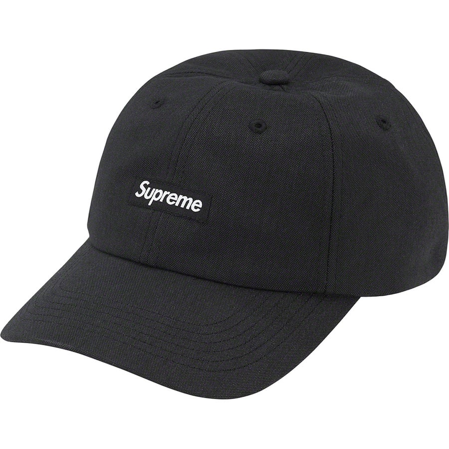 Supreme Brushed Cordura Small Box 6-Panel (FW22) - Black - $48