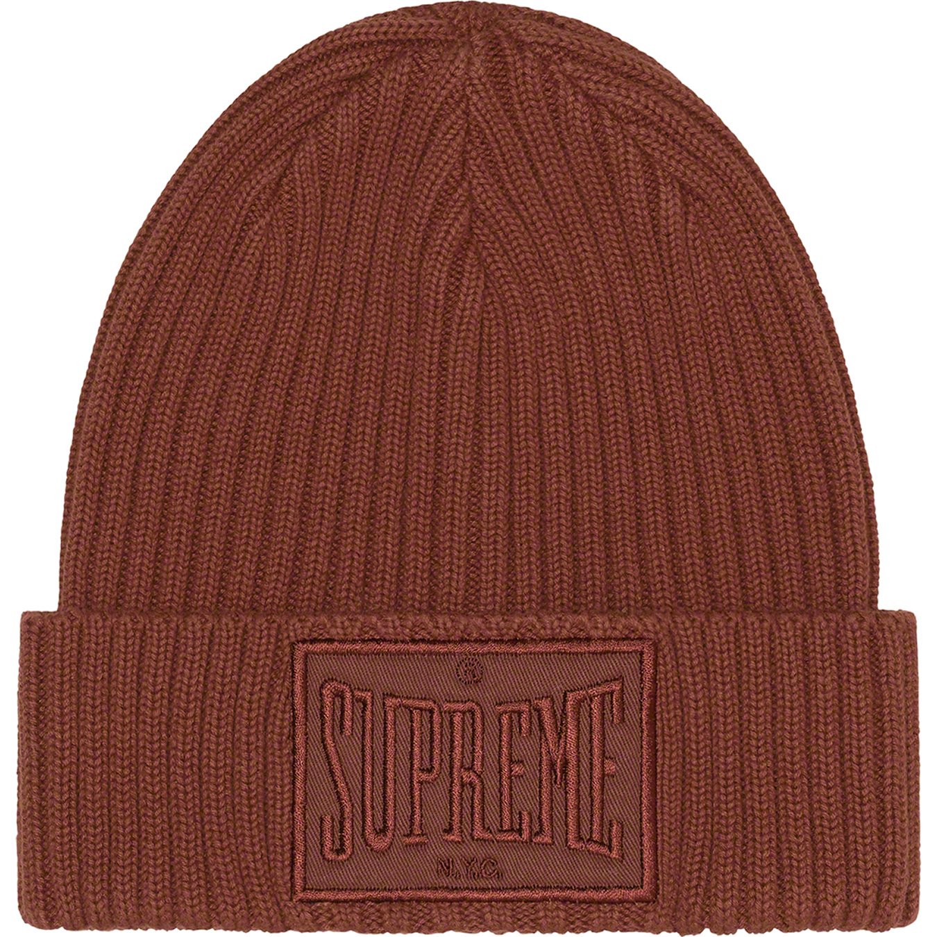 Overdyed Patch Beanie - fall winter 2022 - Supreme