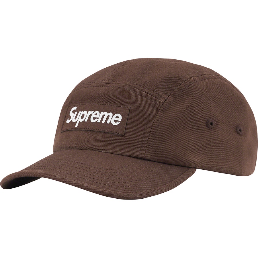 Details on Washed Chino Twill Camp Cap Brown from fall winter
                                                    2022 (Price is $48)