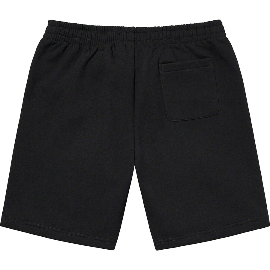 Supreme Small Box Sweatshort (FW22) - Black - $118