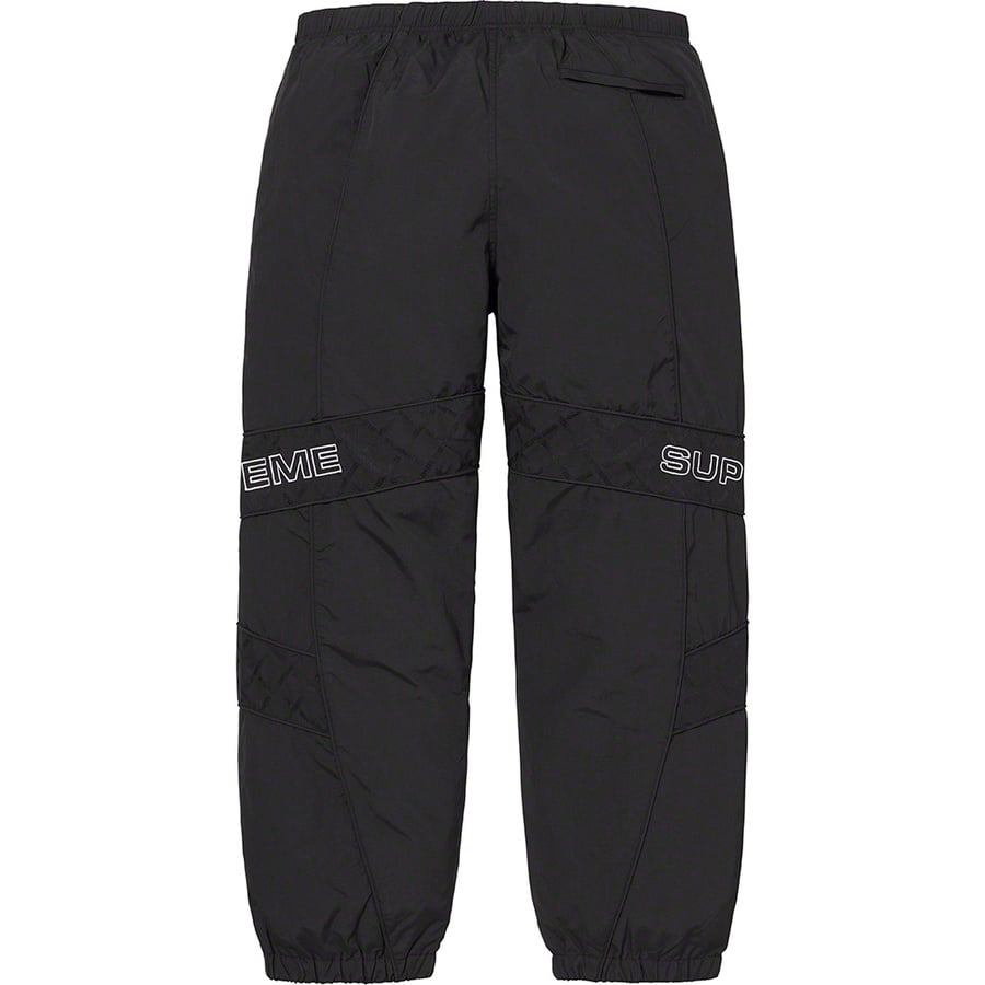 Details on Jacquard Panel Track Pant Black from fall winter
                                                    2022 (Price is $138)