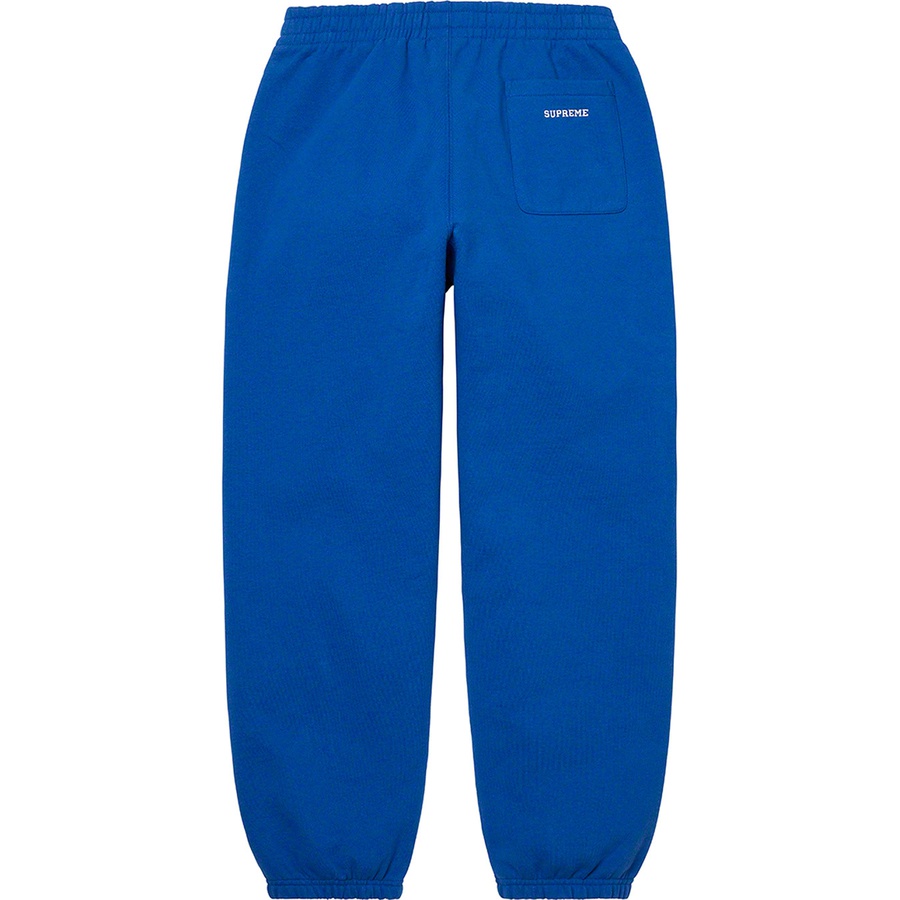 Details on S Logo Sweatpant Royal from fall winter
                                                    2022 (Price is $158)