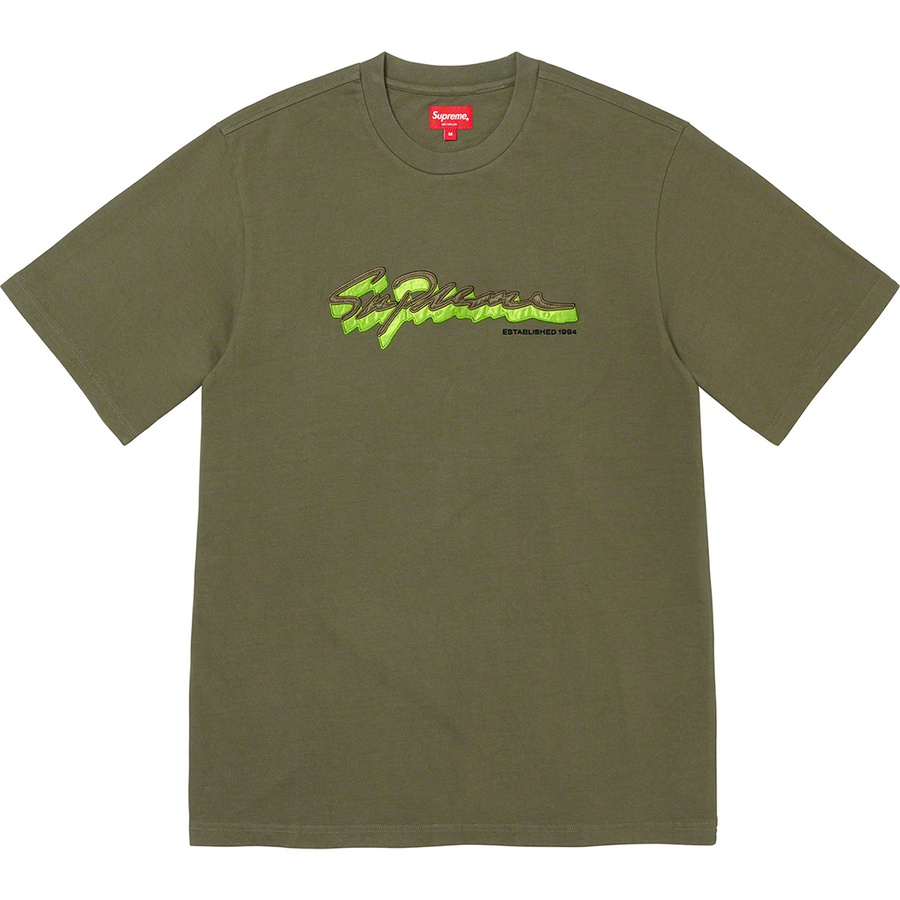 Details on Shadow Script S S Top Dark Olive from fall winter
                                                    2022 (Price is $88)