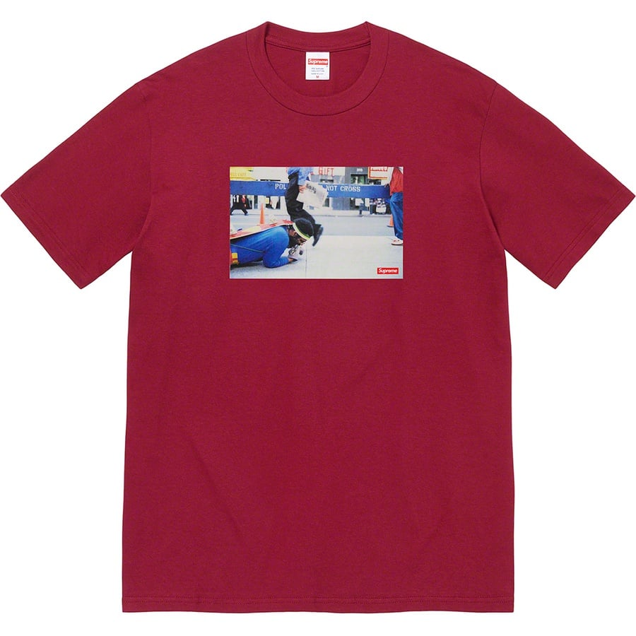Details on Great White Way Tee Cardinal from fall winter
                                                    2022 (Price is $48)
