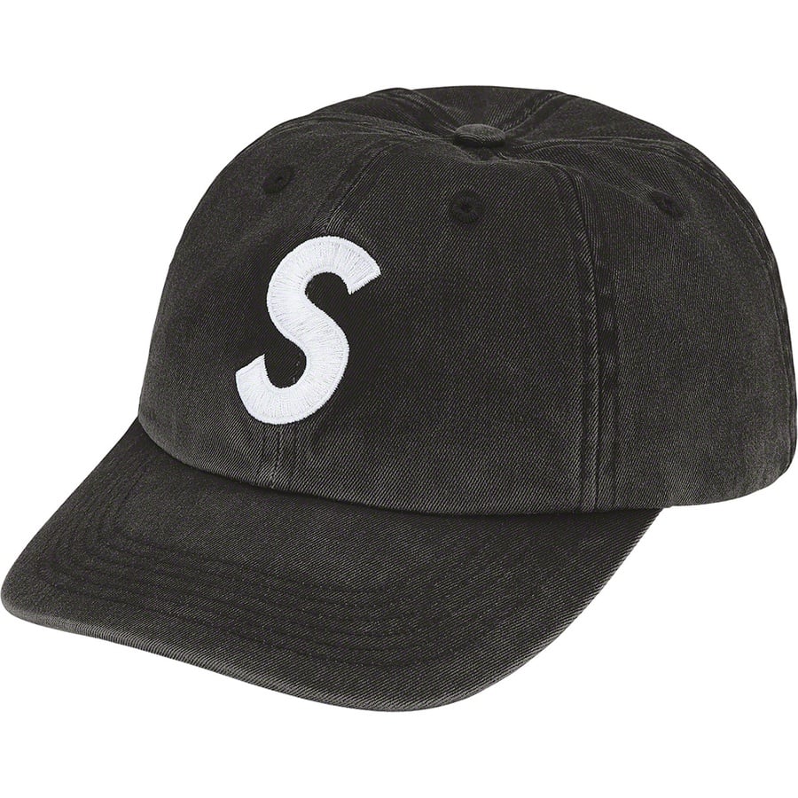 Details on Pigment Print S Logo 6-Panel Black from fall winter
                                                    2022 (Price is $48)