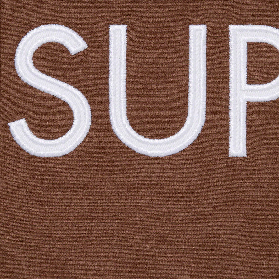 Details on Capital Hooded Sweatshirt Dark Brown from fall winter
                                                    2022 (Price is $158)