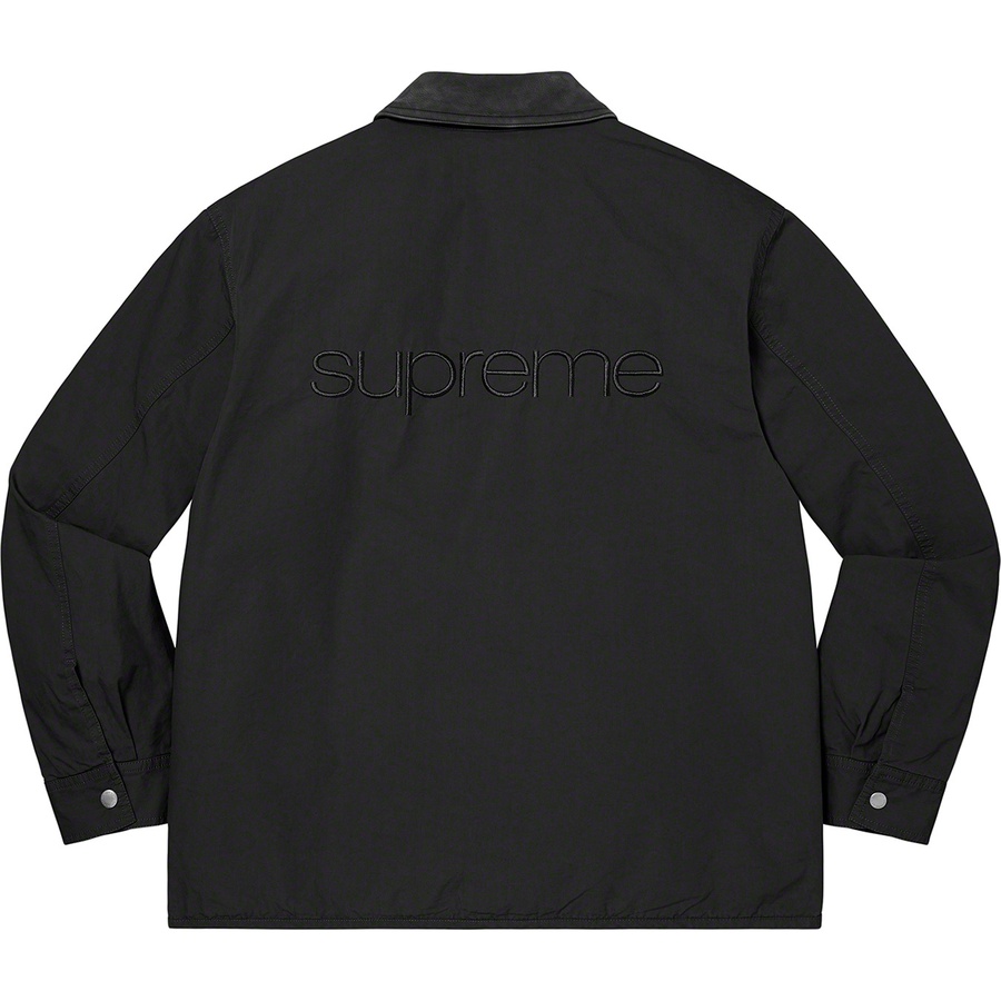 Details on Cotton Utility Jacket Black from fall winter
                                                    2022 (Price is $198)