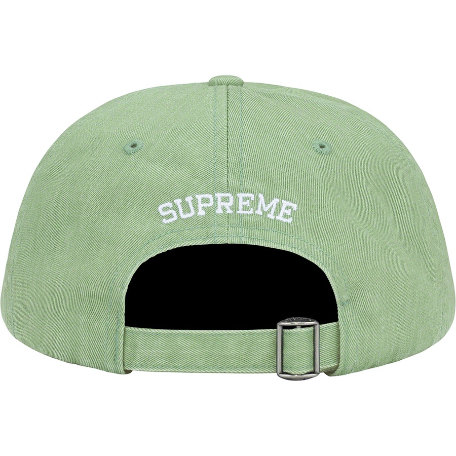 Details on Pigment Print S Logo 6-Panel Light Sage from fall winter 2022 (Price is $48)