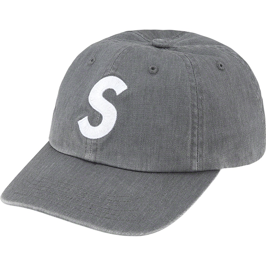 Details on Pigment Print S Logo 6-Panel Grey from fall winter 2022 (Price is $48)
