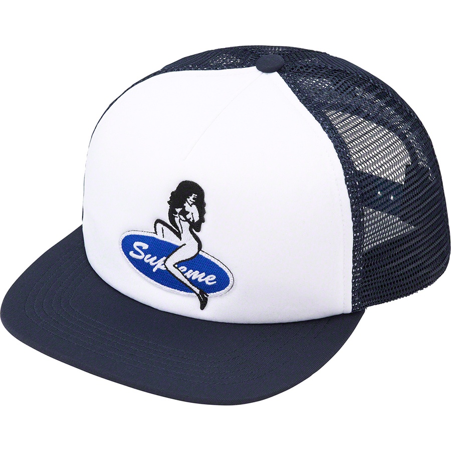 Details on Pin Up Mesh Back 5-Panel Navy from fall winter
                                                    2022 (Price is $48)