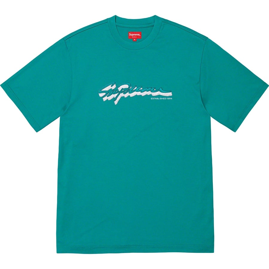 Details on Shadow Script S S Top Teal from fall winter
                                                    2022 (Price is $88)