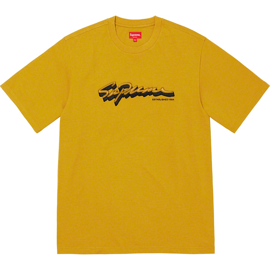 Details on Shadow Script S S Top Dusty Yellow from fall winter
                                                    2022 (Price is $88)