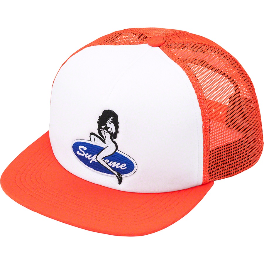 Details on Pin Up Mesh Back 5-Panel Orange from fall winter
                                                    2022 (Price is $48)