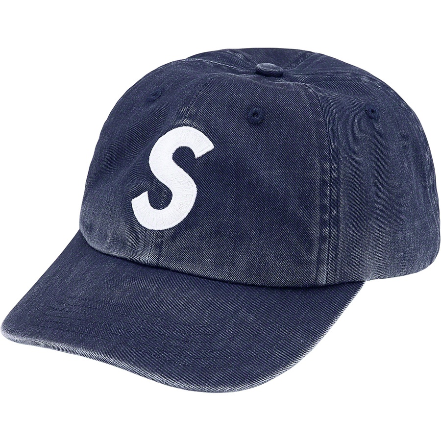 Details on Pigment Print S Logo 6-Panel Indigo from fall winter 2022 (Price is $48)