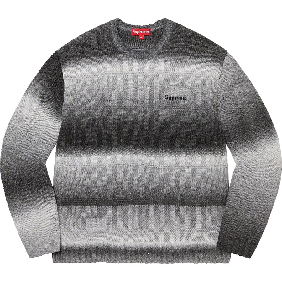 Details on Gradient Stripe Sweater Black from fall winter
                                                    2022 (Price is $158)