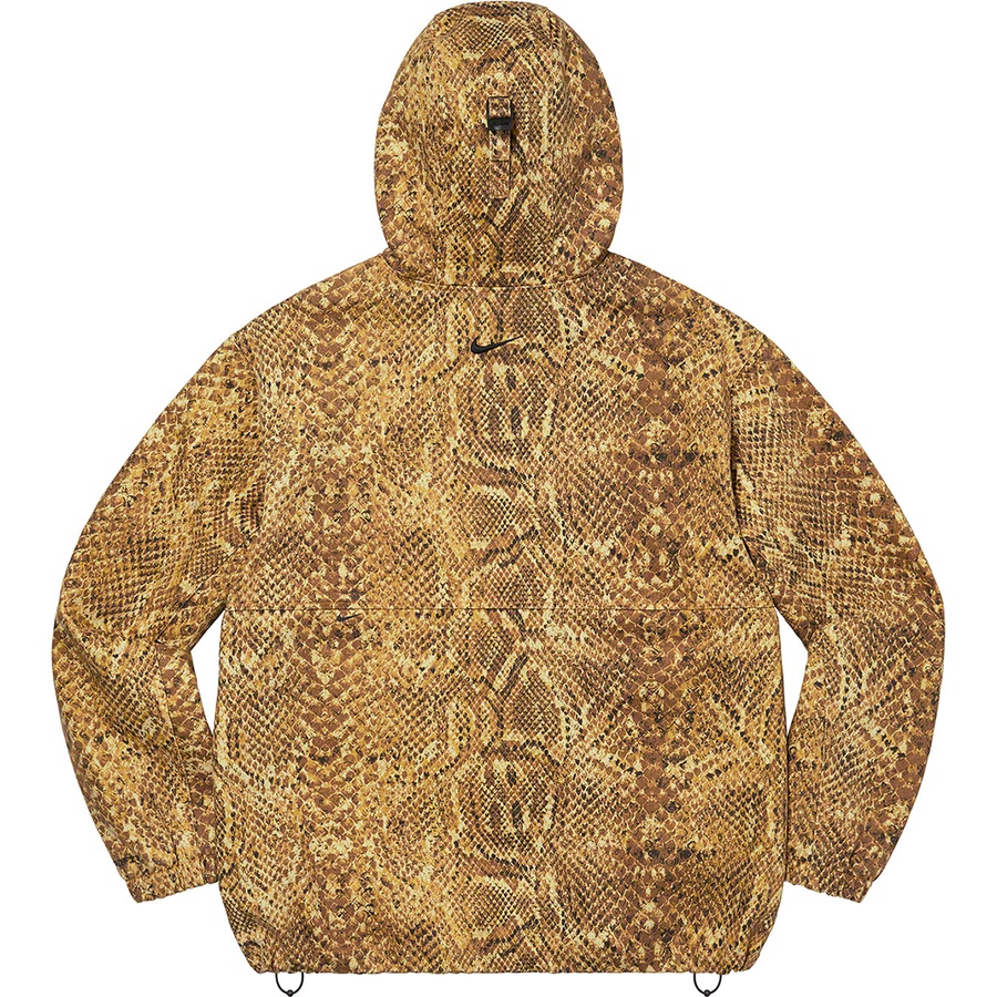 Details on Supreme Nike ACG Denim Pullover Gold Snakeskin from fall winter
                                                    2022 (Price is $298)