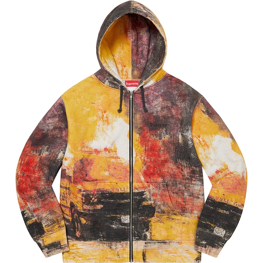 Details on Fire Zip Up Hooded Sweatshirt Multicolor from fall winter
                                                    2022 (Price is $188)