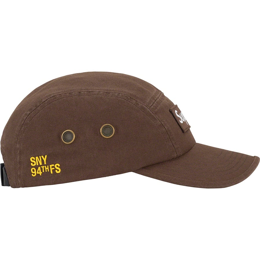 Details on Military Camp Cap Brown from fall winter
                                                    2022 (Price is $48)