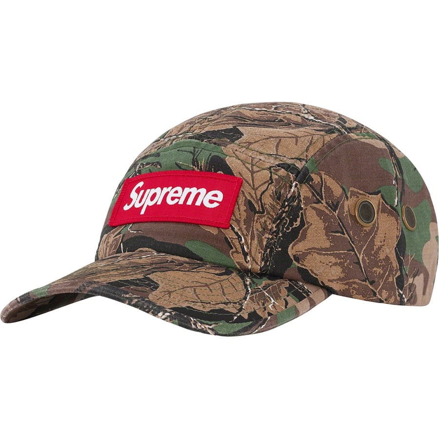 Details on Military Camp Cap Branch Olive Camo from fall winter 2022 (Price is $48)
