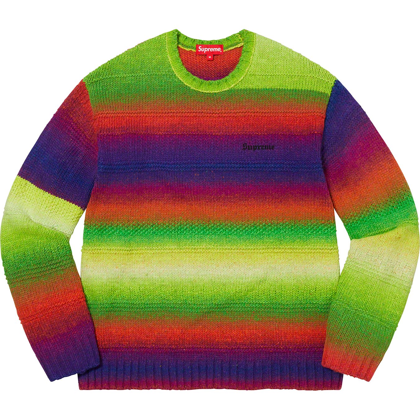 Gradient Stripe Sweater - fall winter 2022 - Supreme