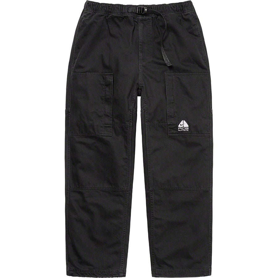 Details on Supreme Nike ACG Belted Denim Pant Black from fall winter
                                                    2022 (Price is $198)