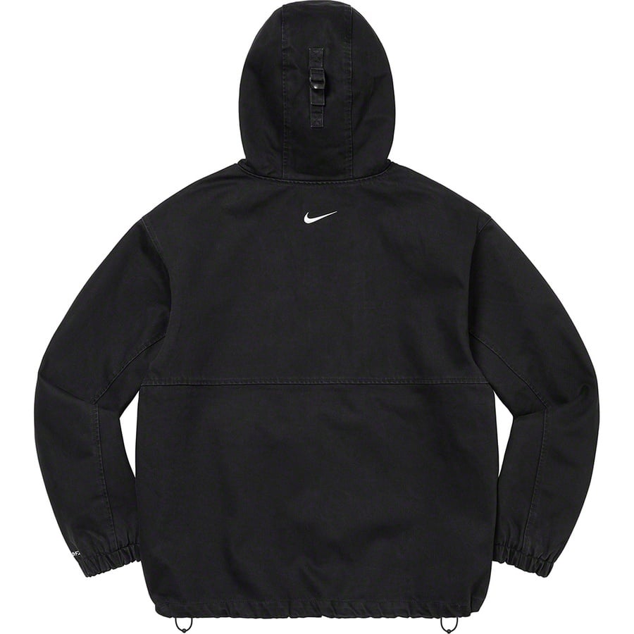 Details on Supreme Nike ACG Denim Pullover Black from fall winter 2022 (Price is $298)