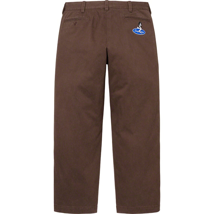 Details on Chino Pant Brown from fall winter
                                                    2022 (Price is $148)