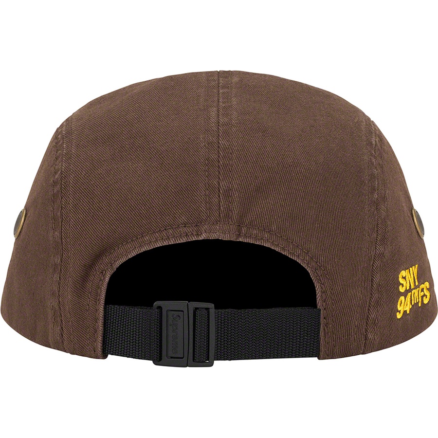 Details on Military Camp Cap Brown from fall winter
                                                    2022 (Price is $48)