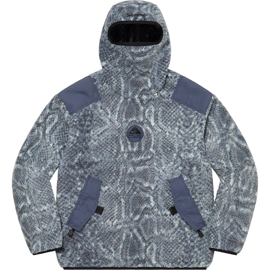 Details on Supreme Nike ACG Fleece Pullover Mint Snakeskin from fall winter 2022 (Price is $238)
