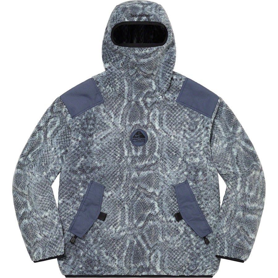 Details on Supreme Nike ACG Fleece Pullover Mint Snakeskin from fall winter
                                                    2022 (Price is $238)