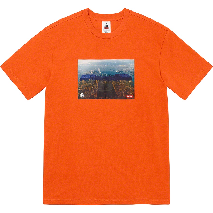 Details on Supreme Nike ACG Grid Tee Orange from fall winter
                                                    2022 (Price is $48)