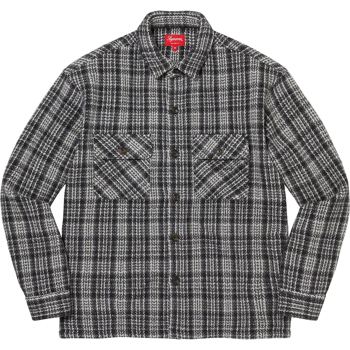 Supreme 22AW Heavy Flannel Shirt ブラック S-