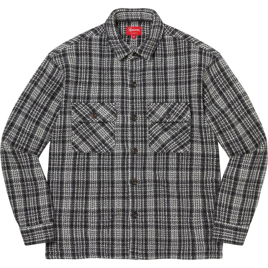 Details on Heavy Flannel Shirt Black from fall winter
                                                    2022 (Price is $158)