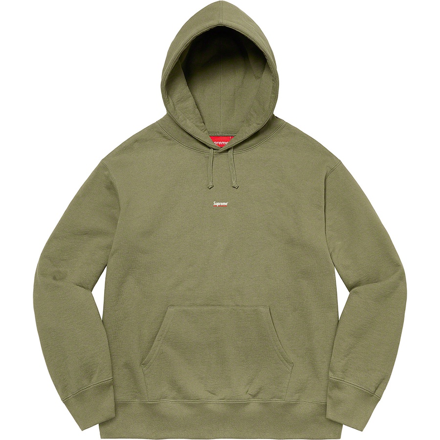 Details on Underline Hooded Sweatshirt Light Olive from fall winter 2022 (Price is $158)