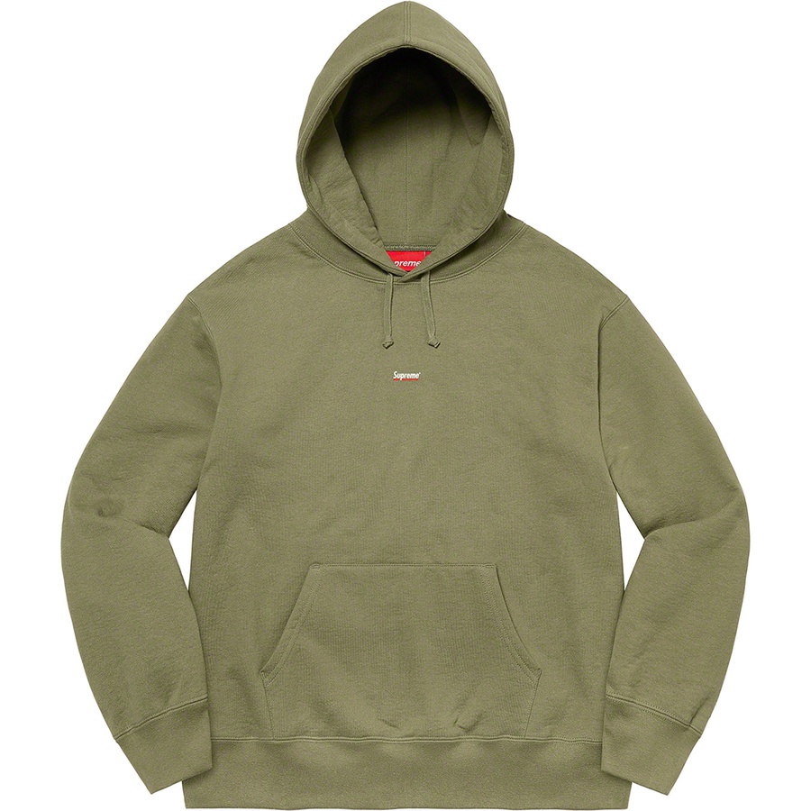 Details on Underline Hooded Sweatshirt Light Olive from fall winter
                                                    2022 (Price is $158)