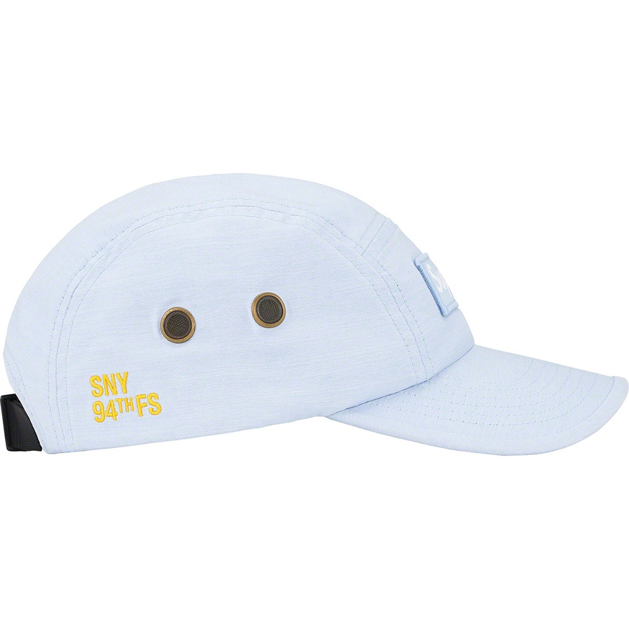 Details on Military Camp Cap Light Blue from fall winter
                                                    2022 (Price is $48)
