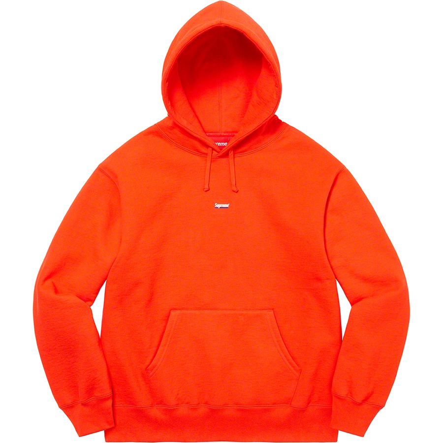 Details on Underline Hooded Sweatshirt Bright Orange from fall winter 2022 (Price is $158)