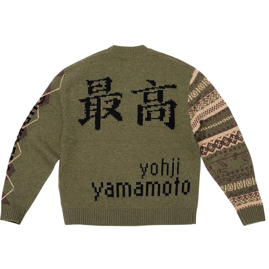 Details on Supreme Yohji Yamamoto TEKKEN™ Sweater  from fall winter
                                                    2022 (Price is $268)