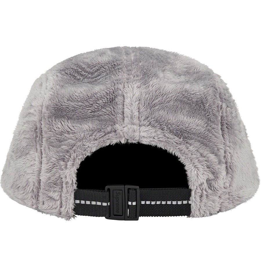 Supreme Swirl Fleece Camp Cap (FW22) - Grey - $54